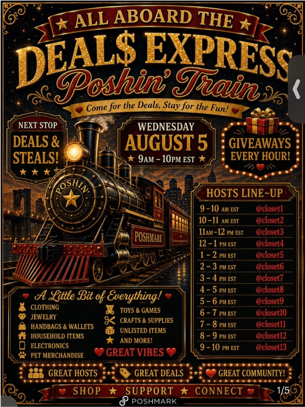 AUGUST 5th TRAIN 🚂 All aboard! - Picture 6 of 6